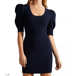 Ted Baker
Ribbed Puff Sleeve Bodycon Dress